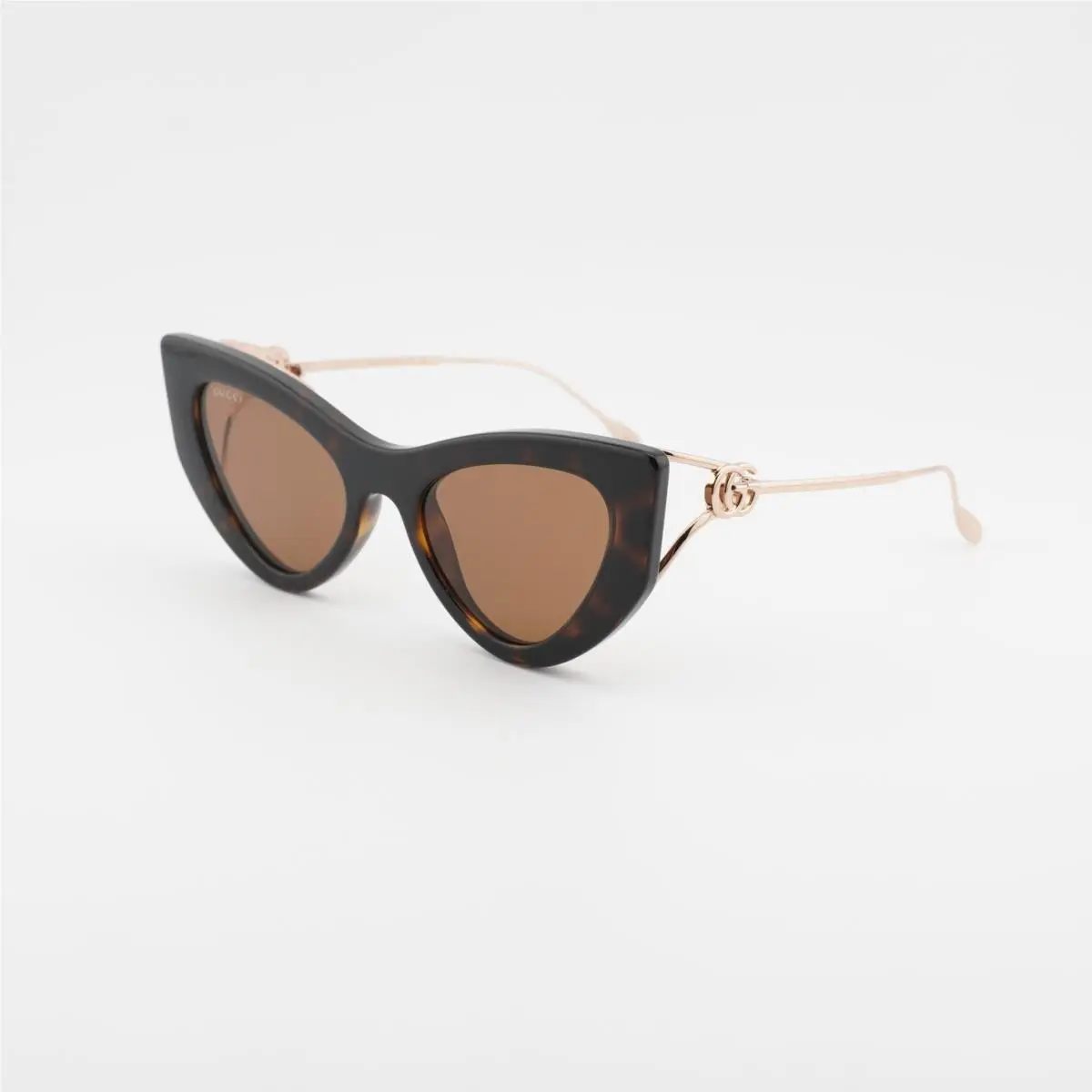 GG1565S 002 Dark Havana/gold/brown 52-20-120 Sunglasses by Gucci