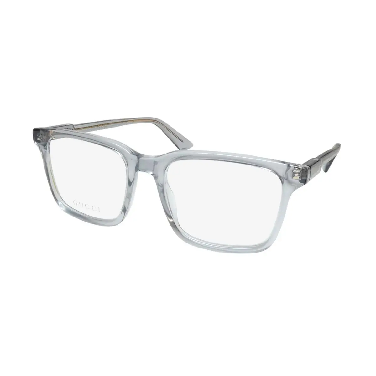 GG1120O Eyeglass Frame Plastic Full-rim Unisex Square Gray Italy 005 by Gucci
