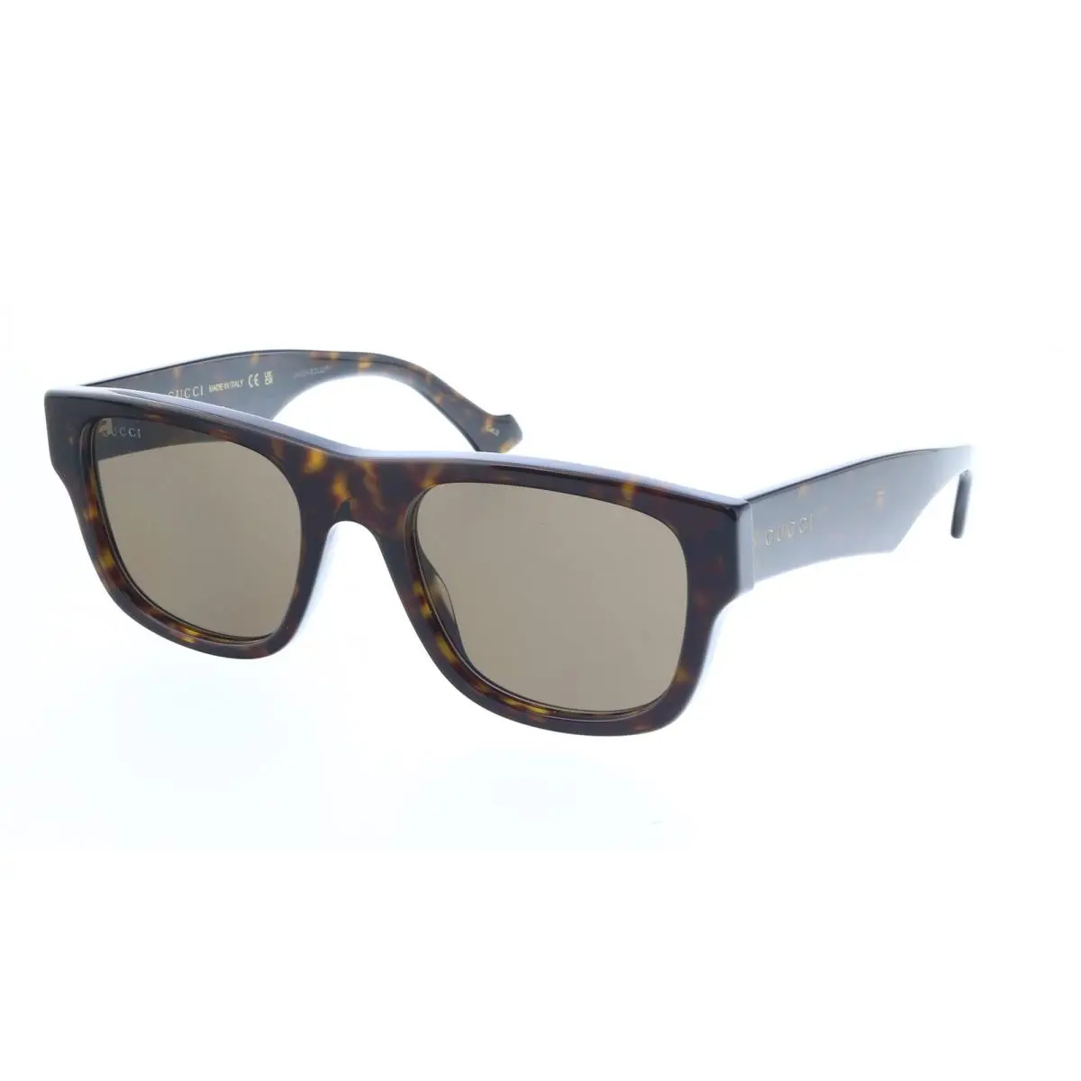 Gucci GG1427S-003 Havana Square Mens Sunglasses - Havana, Frame: Havana, Lens: Brown