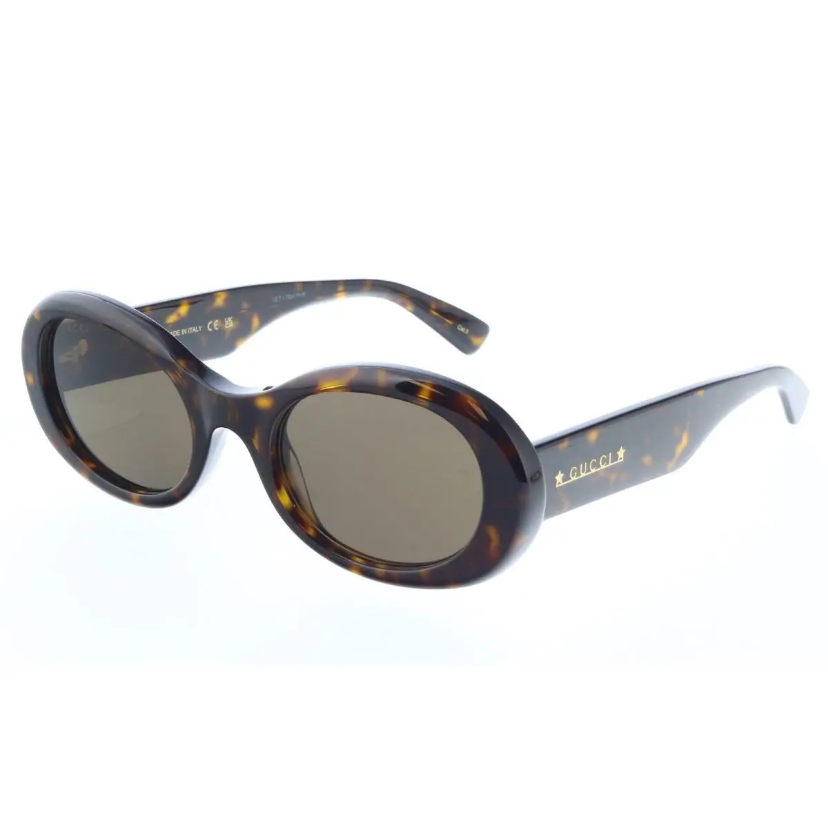 Gucci GG1587S-002 Havana Round Ladies Sunglasses