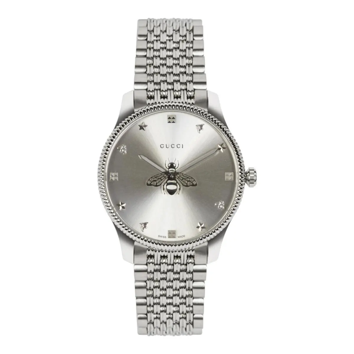 Gucci Womens Stainless Steel 36mm Bracelet Fashion Watch