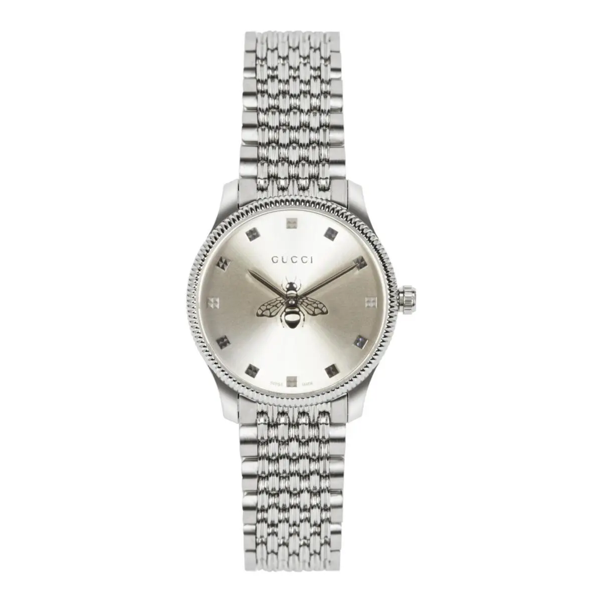 Womens Stainless Steel 29mm Bracelet Fashion Watch by Gucci