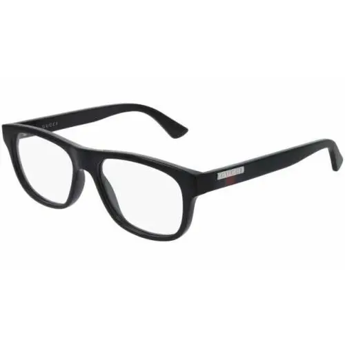 Gucci Unisex Squared Eyeglasses GG0768O 001 54 Shiny Black Frame W/demo Lenses
