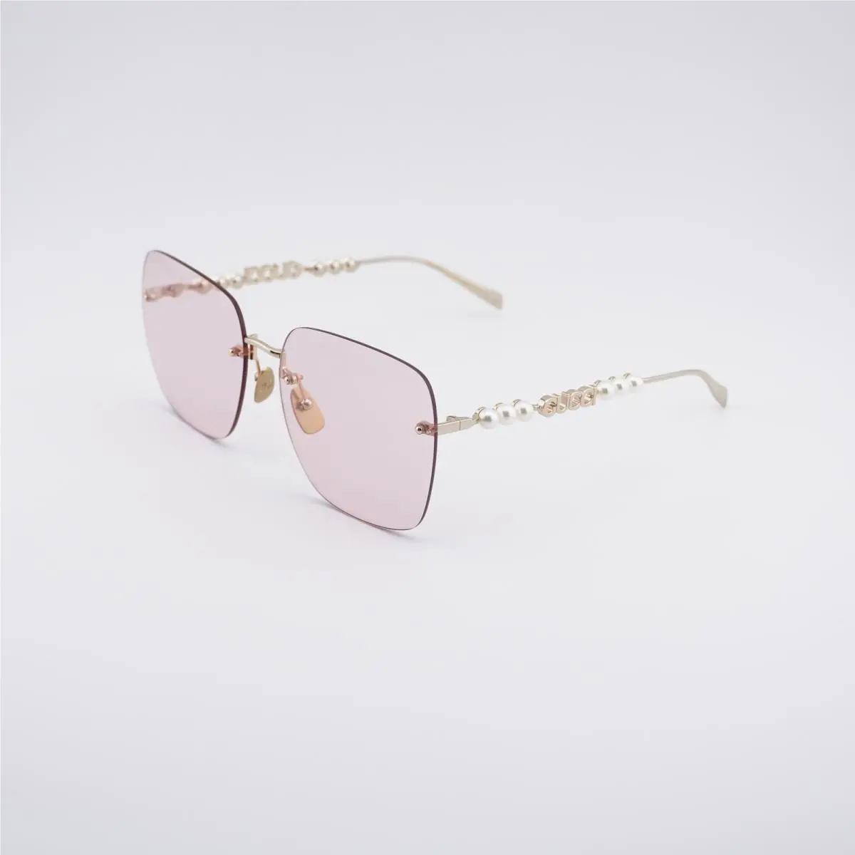 Gucci GG1923SA 004 Gold with White Pearl/pink 63-17-145 Sunglasses
