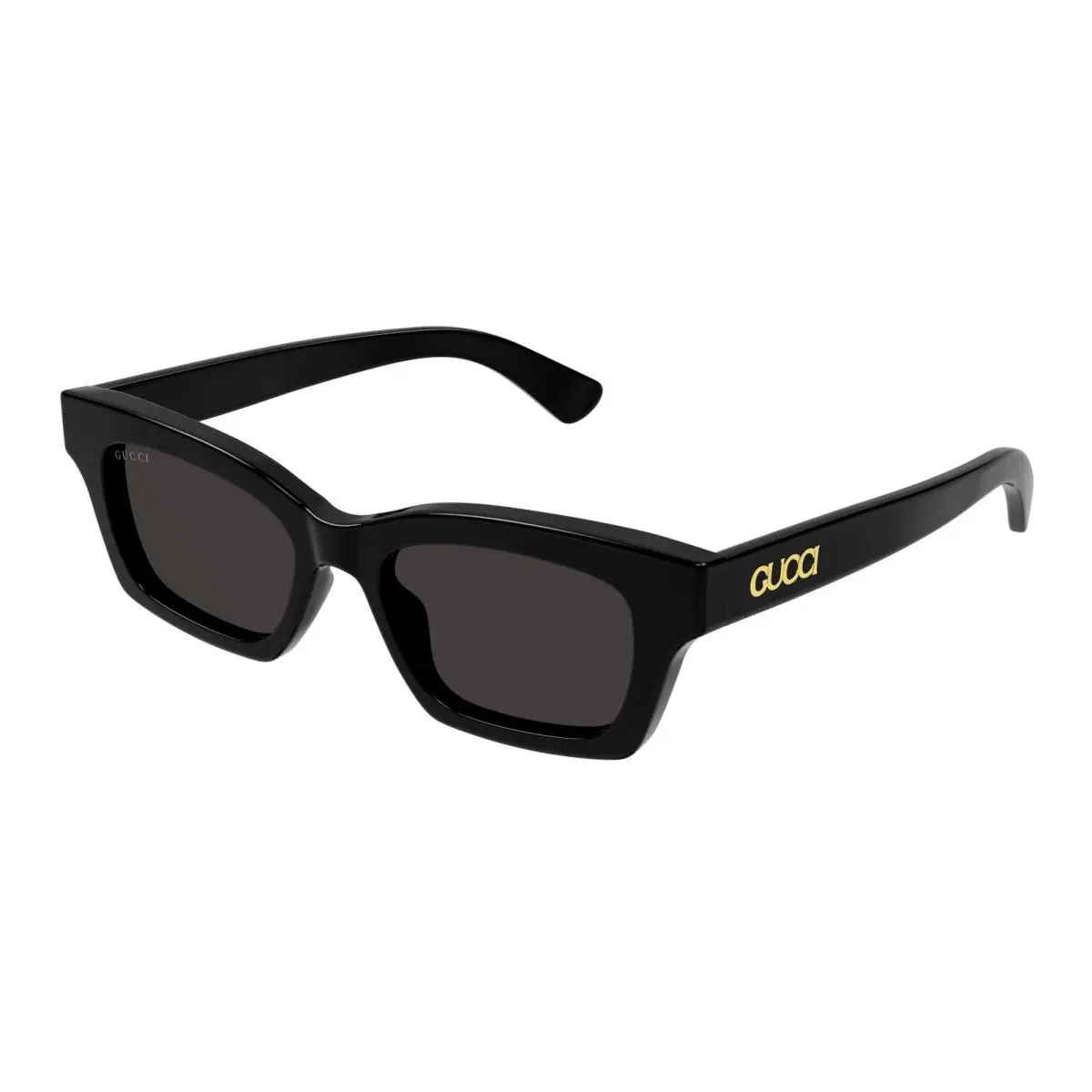 Gucci GG1790S 001 Square Sunglasses 51mm Black / Grey Solid Lens
