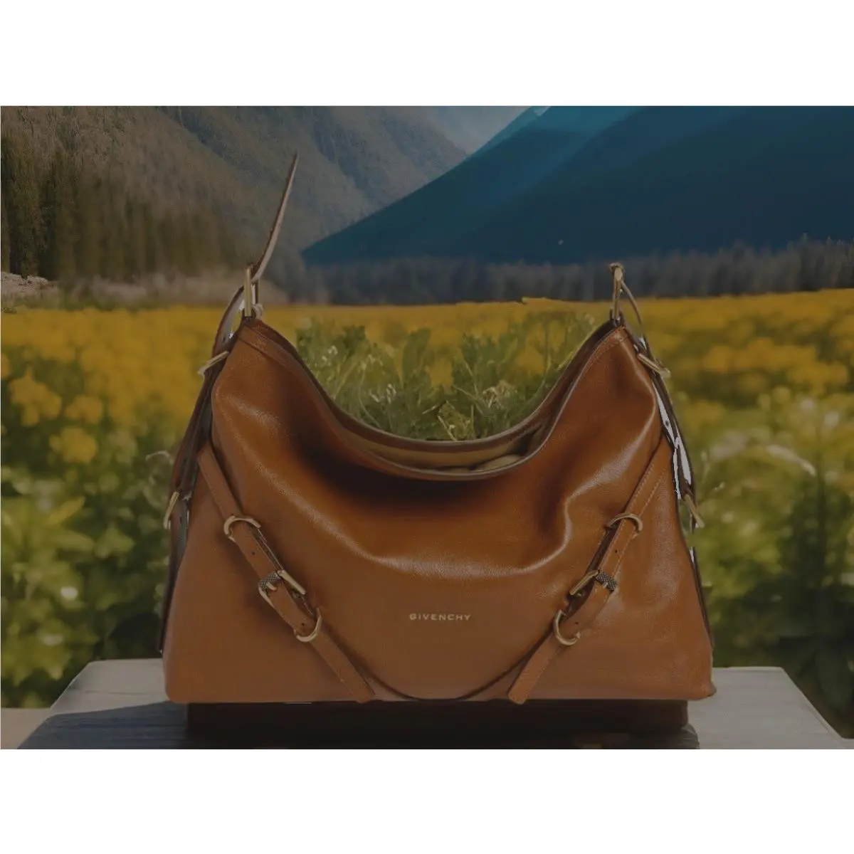 Givenchy Women’s Medium Voyou Leather Hobo Bag Women s Medium Voyou Leather Hobo Bag In Soft Tan