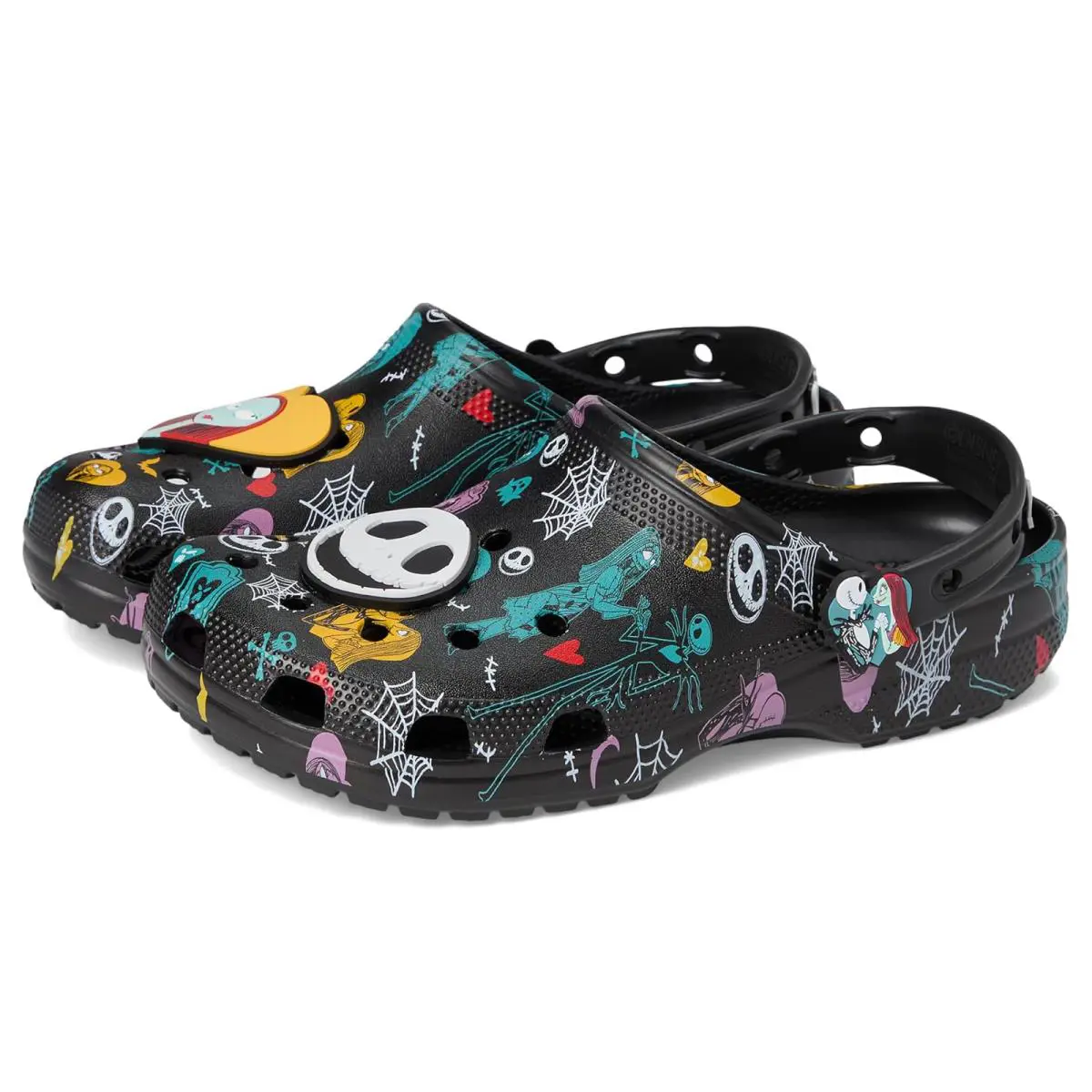 Unisex Clogs Crocs Jack Skellington Nightmare Before Christmas Classic Clogs