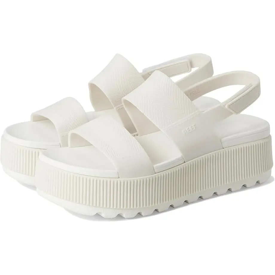 Reef Water Vista Higher CJ6793 Sandal Women`s 9 White Open Toe Platform ZOGG1292 - White