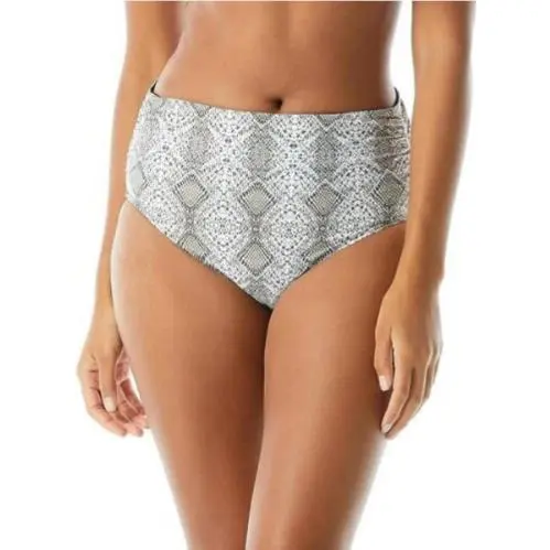 Coco  Womens Diamond Head Fold-over High-waist Bikini Bottom Size Medium by Reef