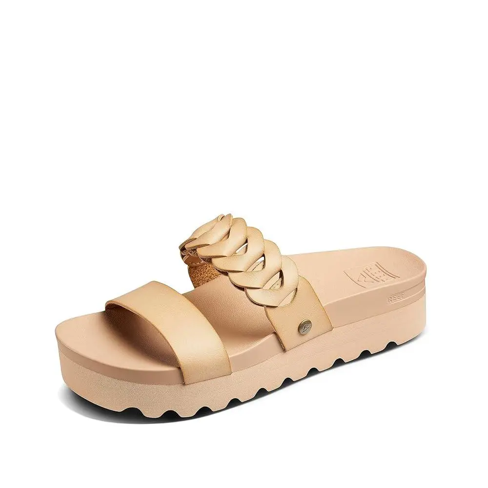 Cshn Vista Hi Twist Women`s Sandals Seashell - 9 Medium by Reef