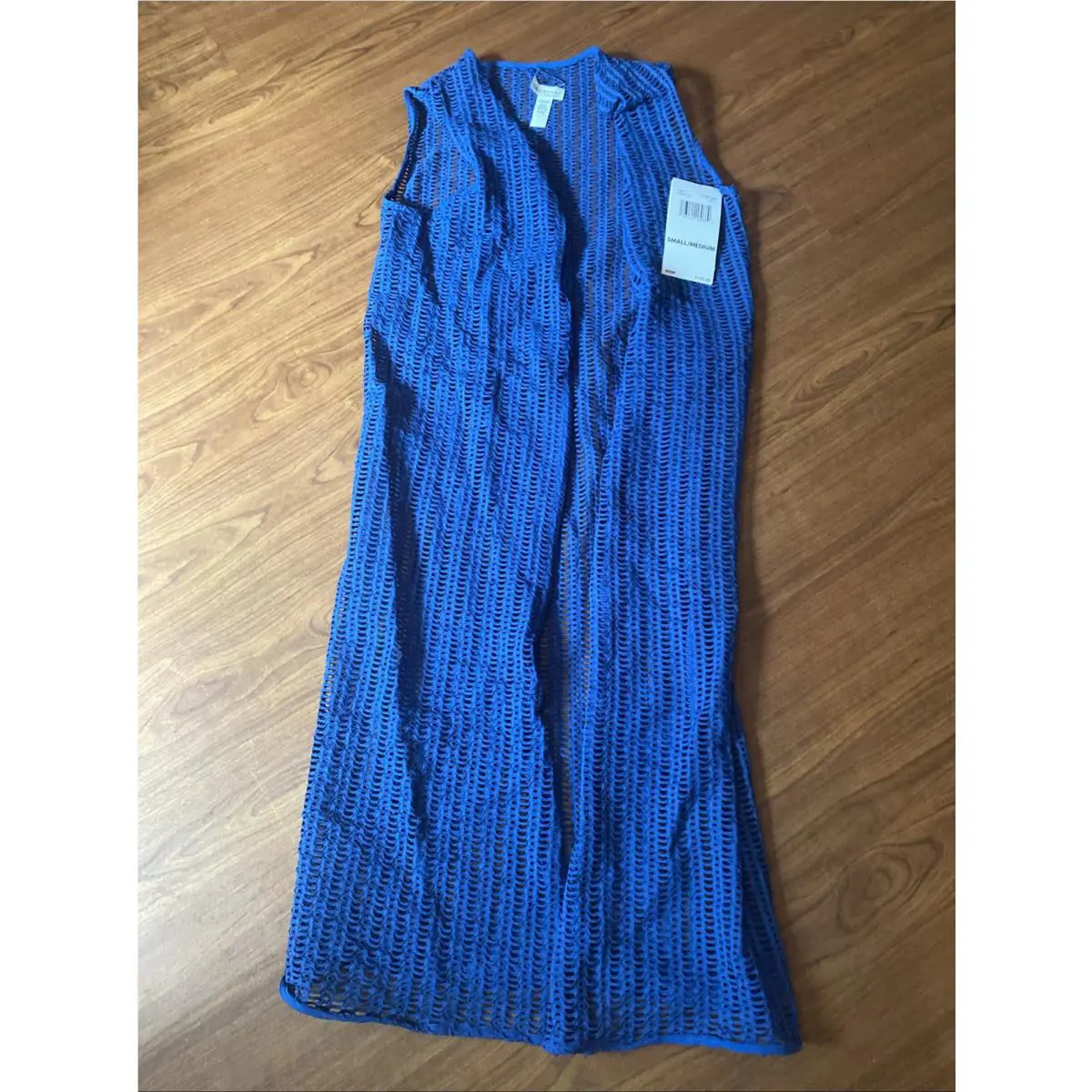 Coco Reef Contours Sm/m Knit Hollow Out Long Cover Up Cadet 413