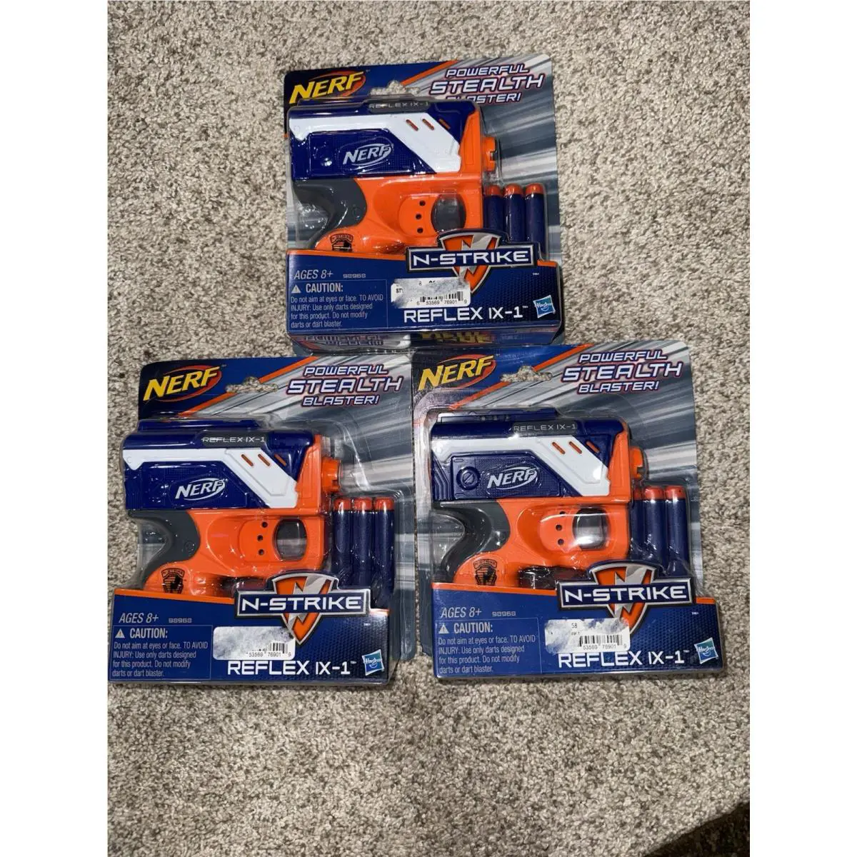 3 Nerf N-strike Reflex IX-1 Powerful Stealth Blaster