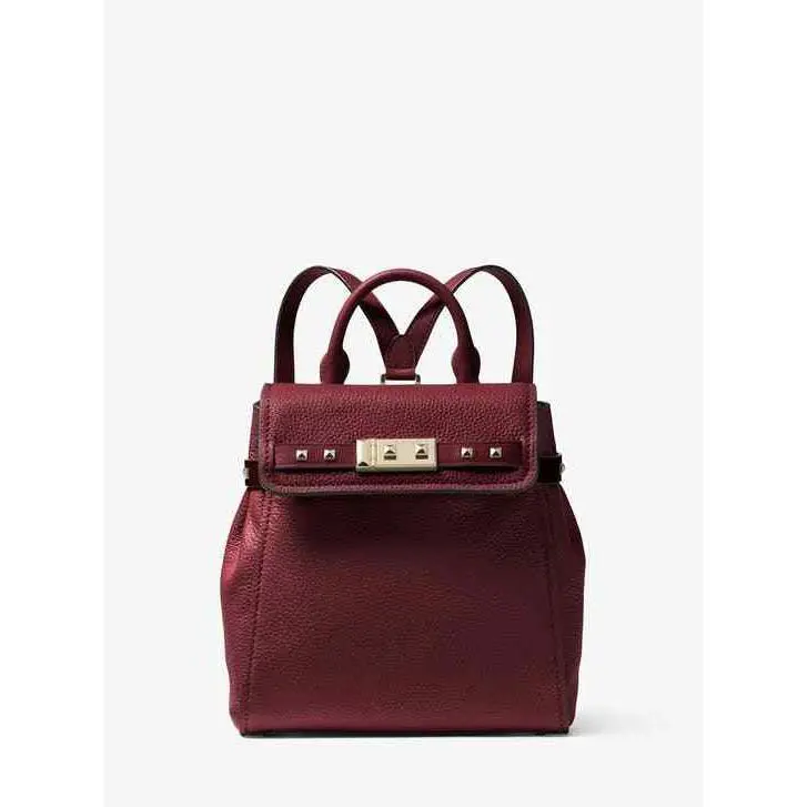 Kors Women`s Addison Medium Backpack Oxblood