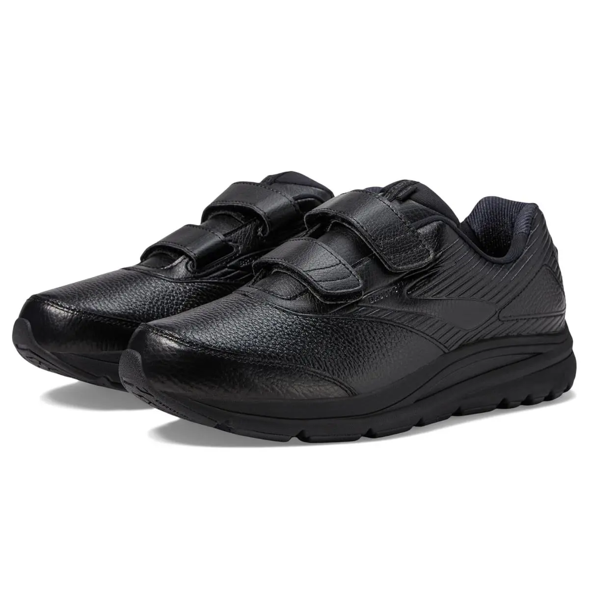 Man`s Sneakers Athletic Shoes Brooks Addiction Walker V-strap 2 - Black/Black