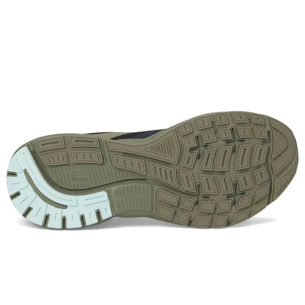 Brooks shoes - Black/Ebony/Dusty Olive 1