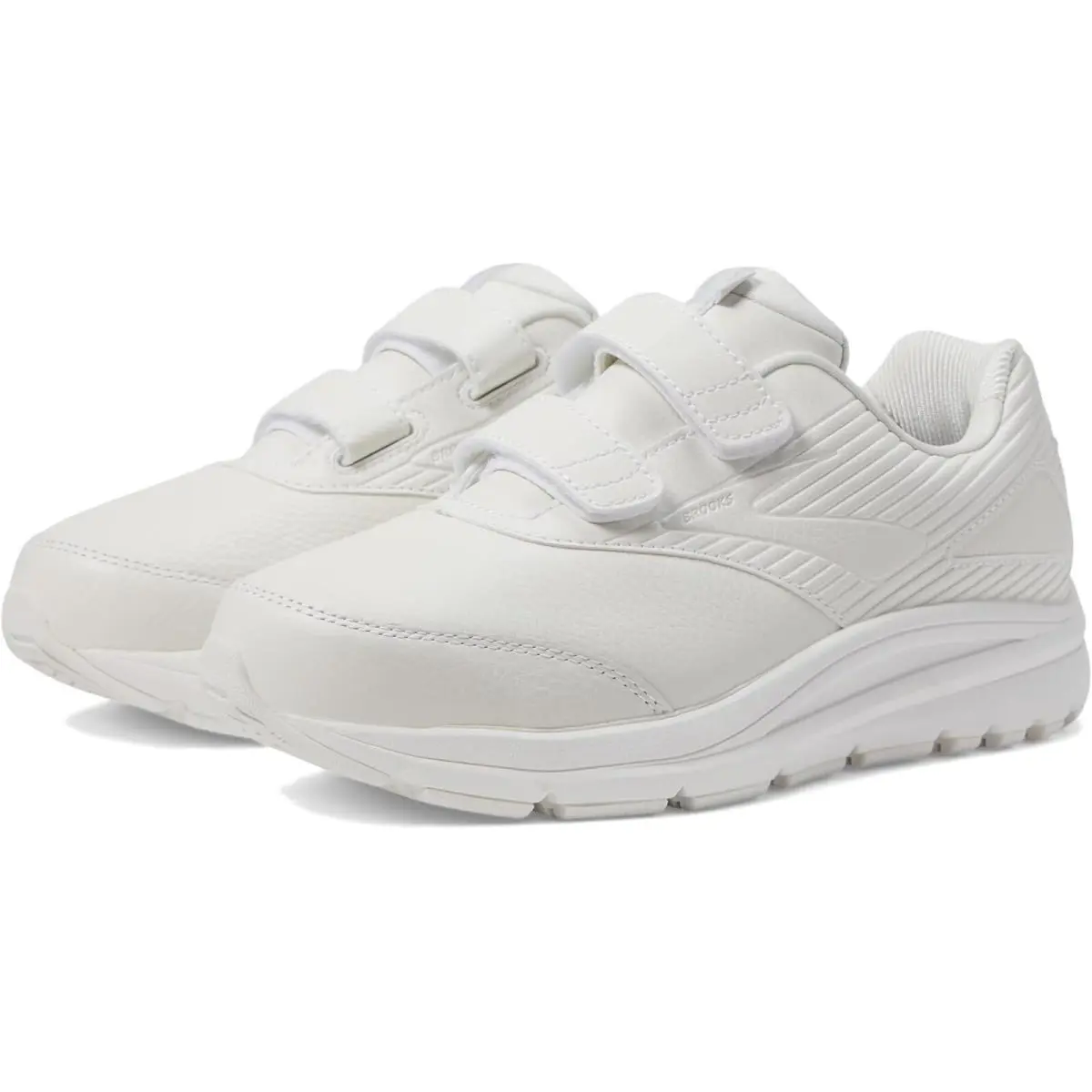 Brooks Z5467 Womens White Addiction Walker 2 V-strap Sneaker Shoes Size 9.5 M