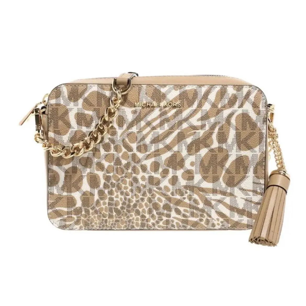 Michael Kors Signature Jet Set Camera Crossbody Bag