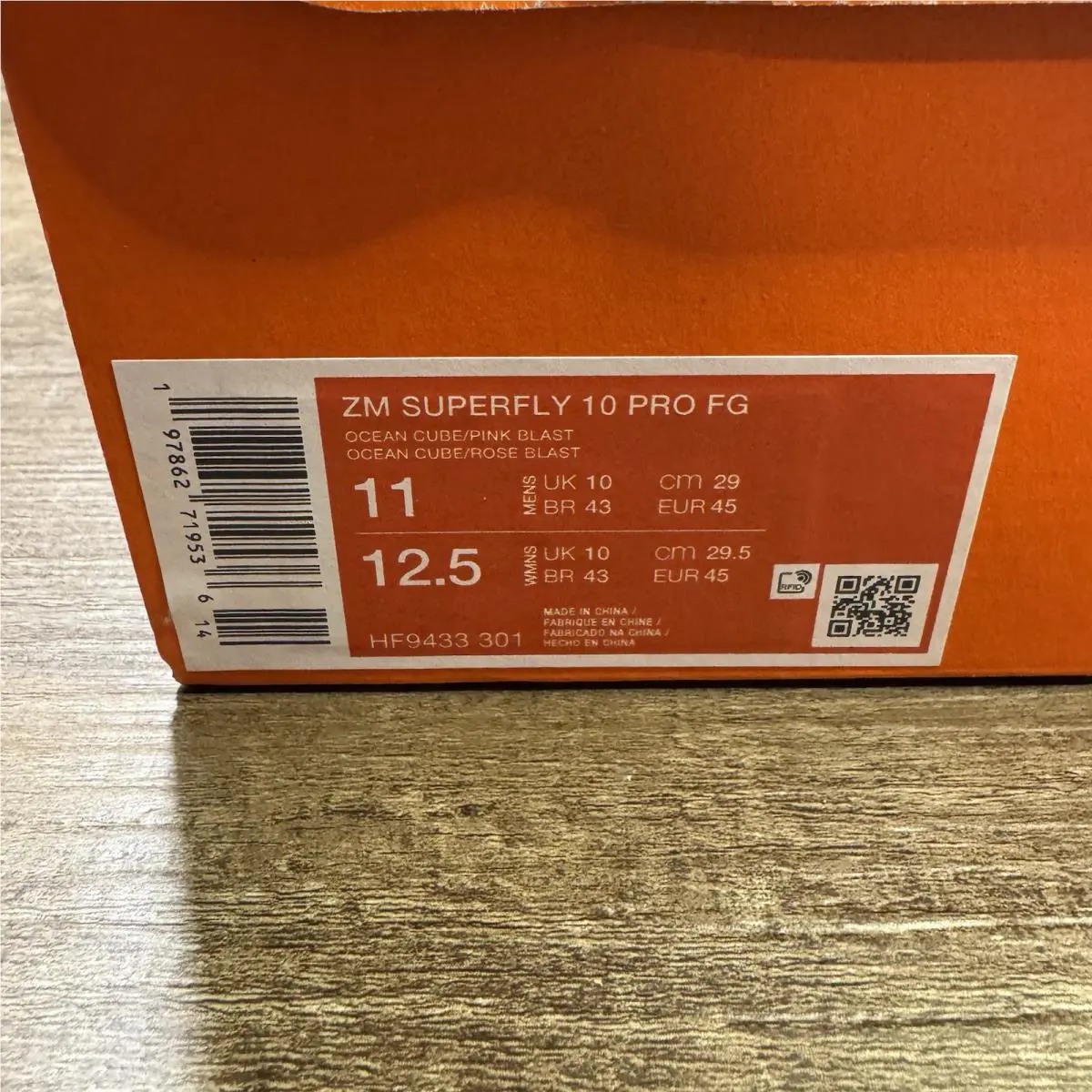 Nike shoes - Nike Zoom Mercurial Superfly 10 - HF9433-301 - Blue 0
