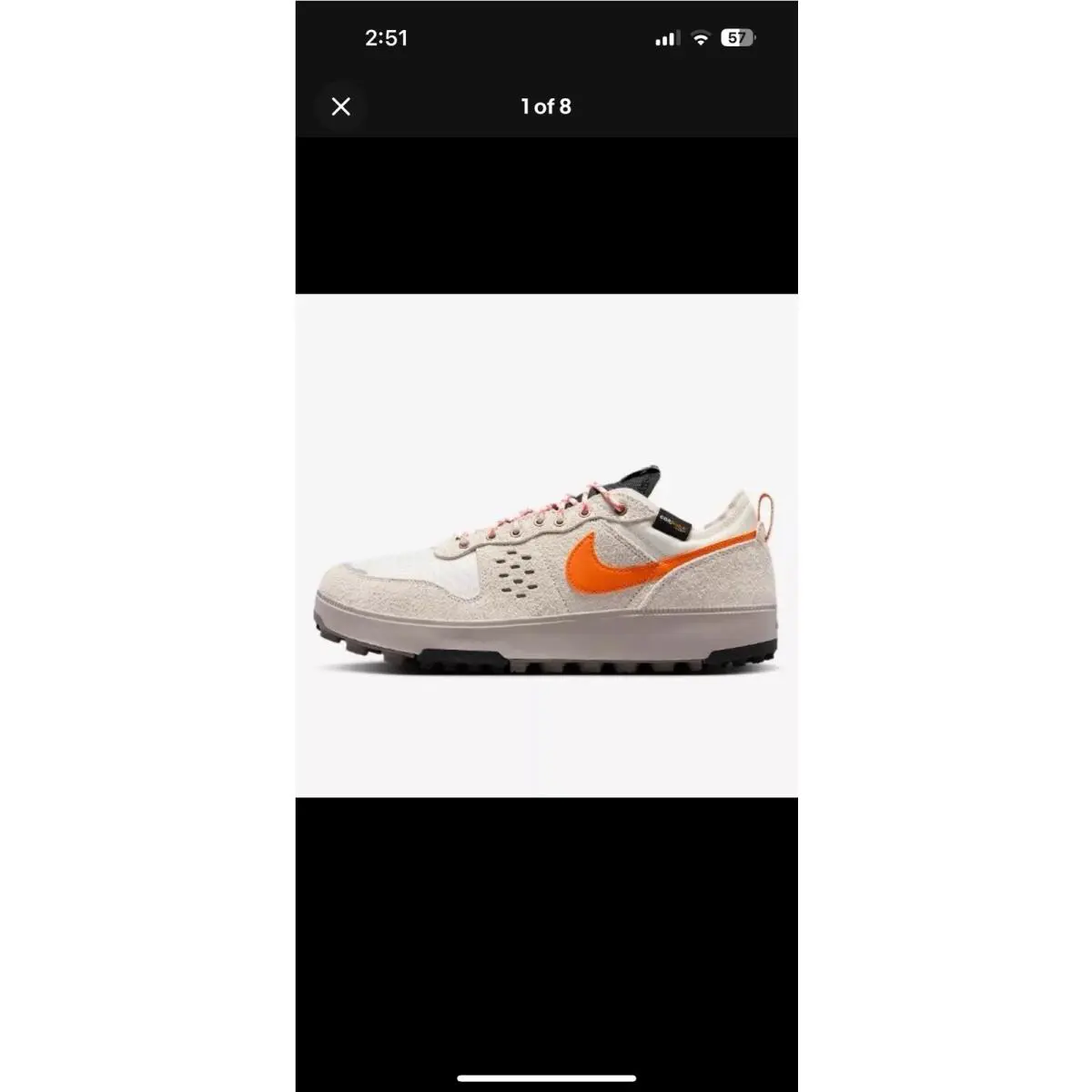 Nike shoes - Nike C1TY - HJ4316-001 - White, Grey, Orange 7
