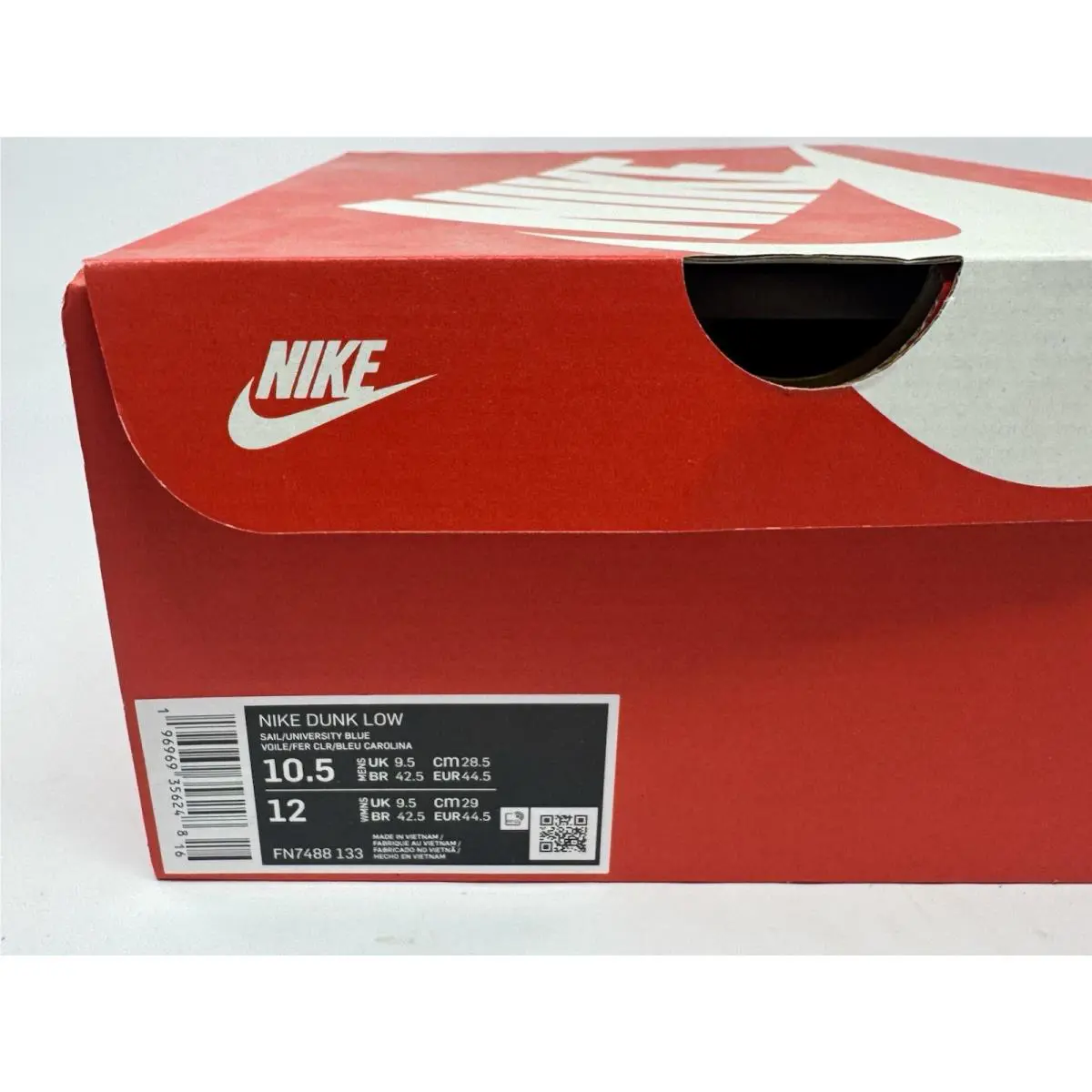 Nike shoes - Nike Dunk - Dunk - FN7488-133 - Gray, Manufacturer: Sail/University Blue 6