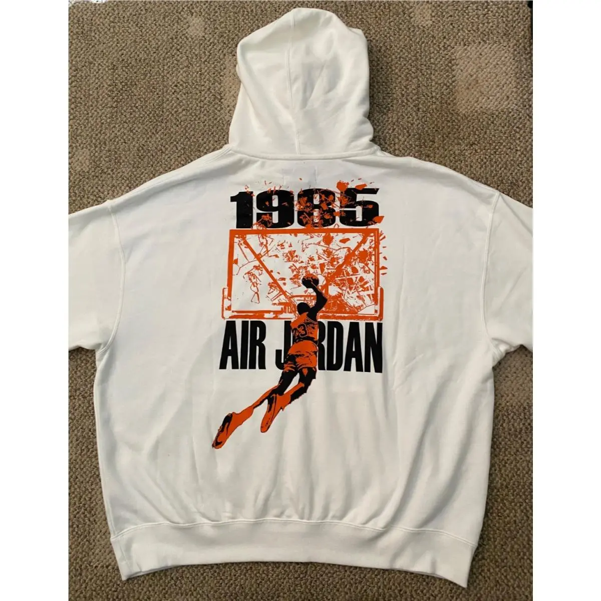 Nike Jordan Hoodie Sweatshirt Brooklyn Oversized Pullover IF5853-133 Men`s XL