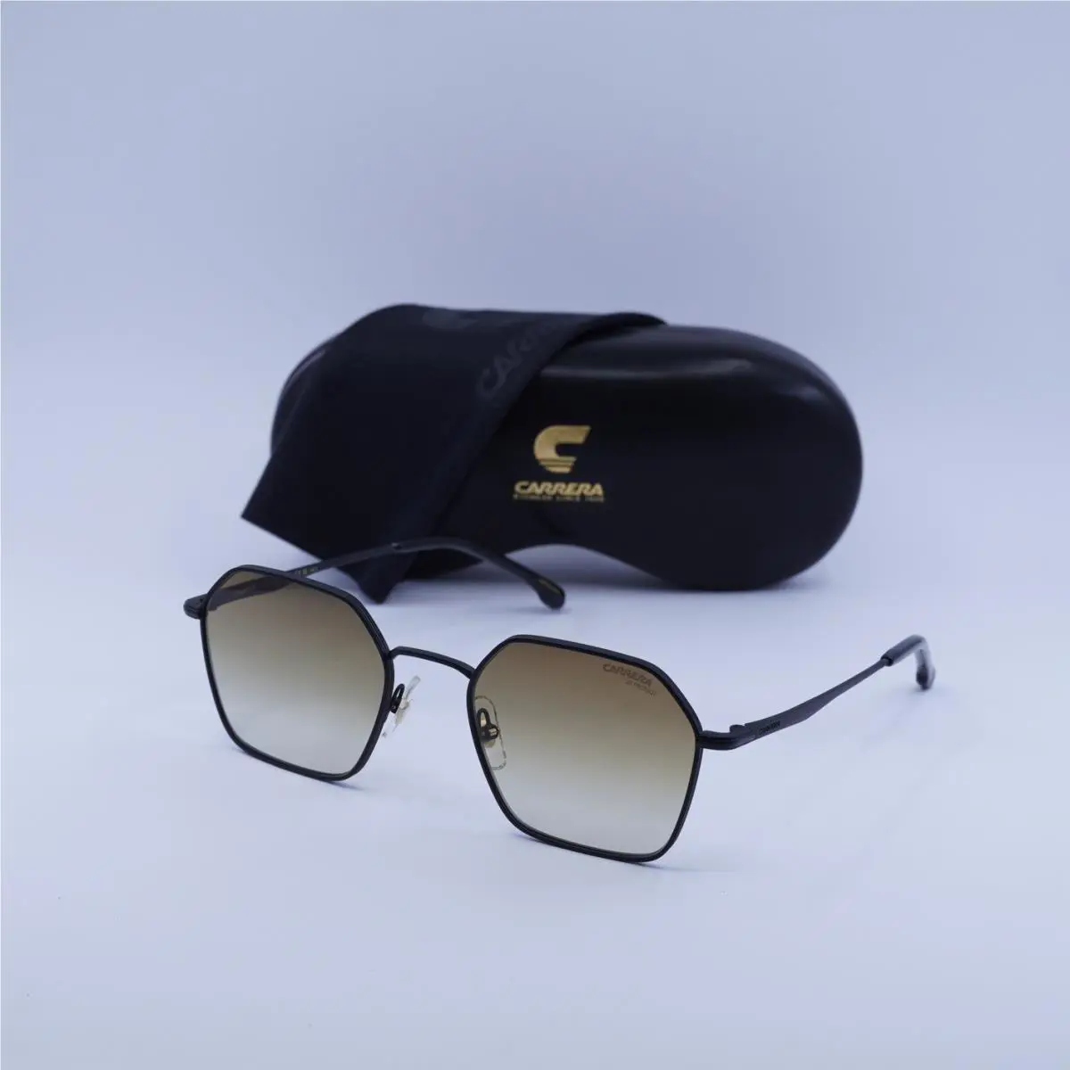 Carrera 334/S 0003 86 Matte Black/brown Green Gradient AR 52-21-145