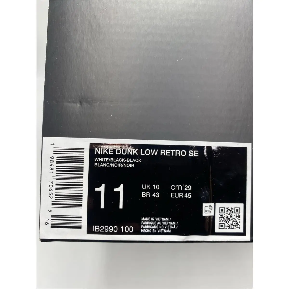 Nike shoes - Nike Dunks - Dunks - IB2990 100 - White/Black (UPC: 198481706525) 5