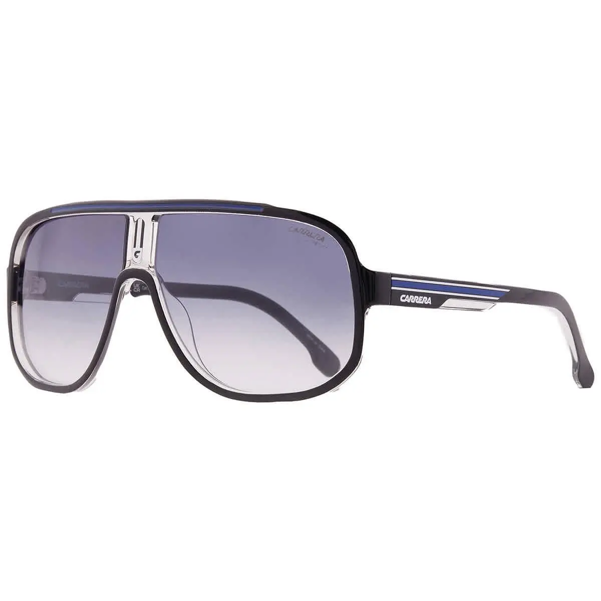 Carrera Blue Gradient Pilot Men`s Sunglasses Carrera 1058/S 0D51/08 63