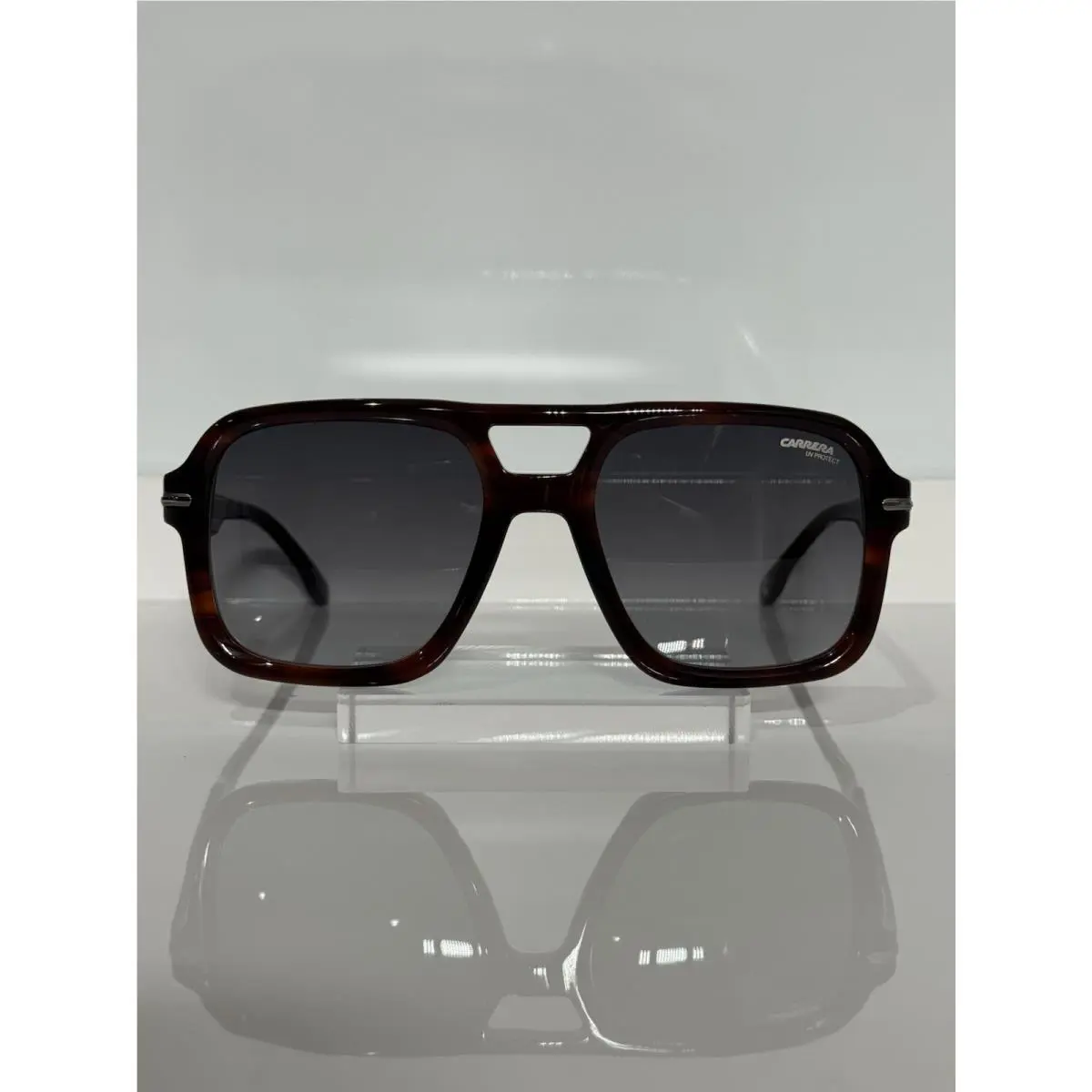 Carrera 317/S EX4 Brown Horn Acetate Dinero Casino Sunglasses