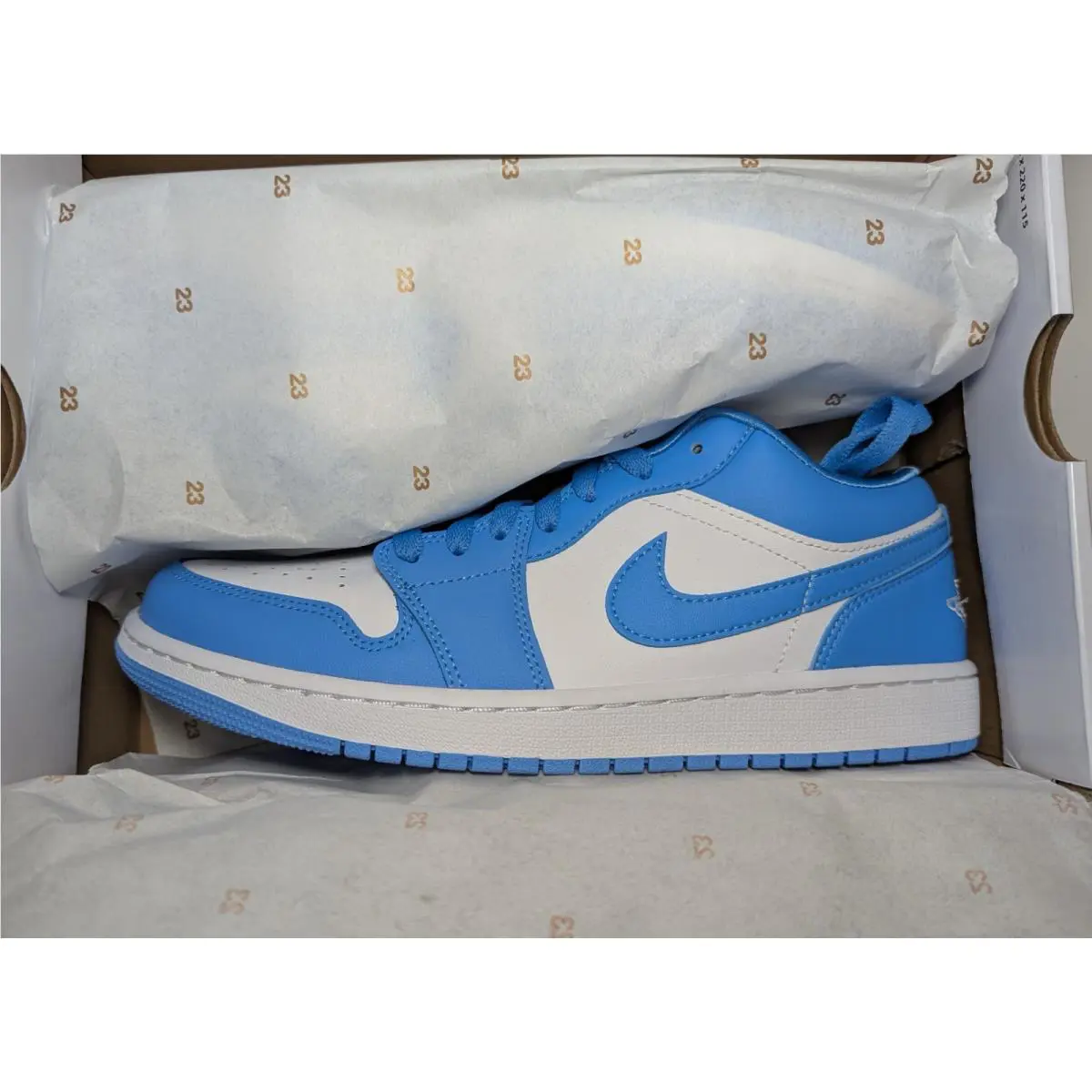 Nike shoes - Air Jordan 1 Low - Air Low - AO9944-441 - University Blue/White (UPC: 616114804825) 6