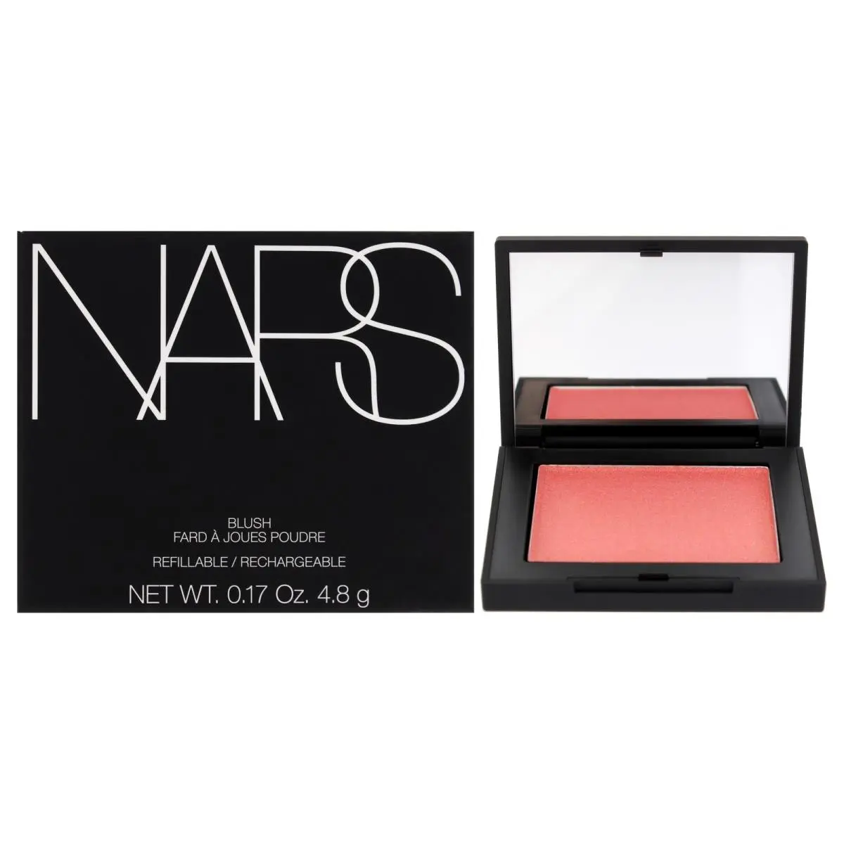 2 Pack Blush - 4077 Orgasm X by Narsfor Women - 0.17 oz Blush Refillable
