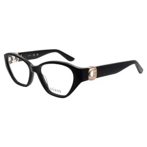 Guess GU50119 001 Women`s Eyeglasses Frames 51-16-140 Black / Gold