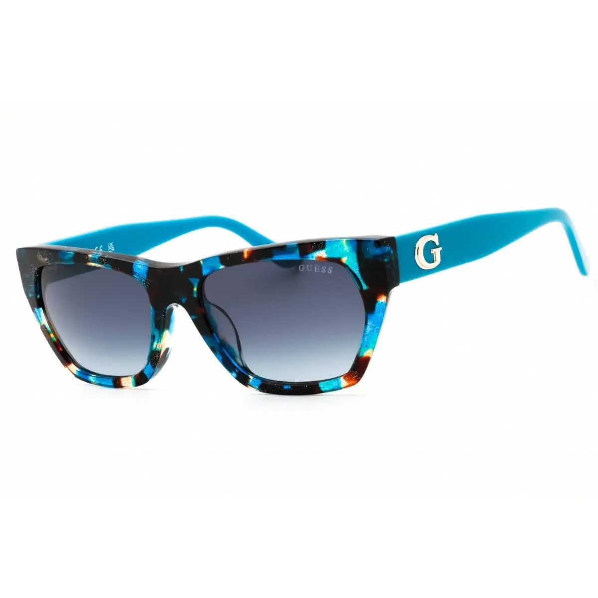 Guess GU00203-H 87P Turquoise/havana/smoke Gradient 56-18-140 Sunglasses