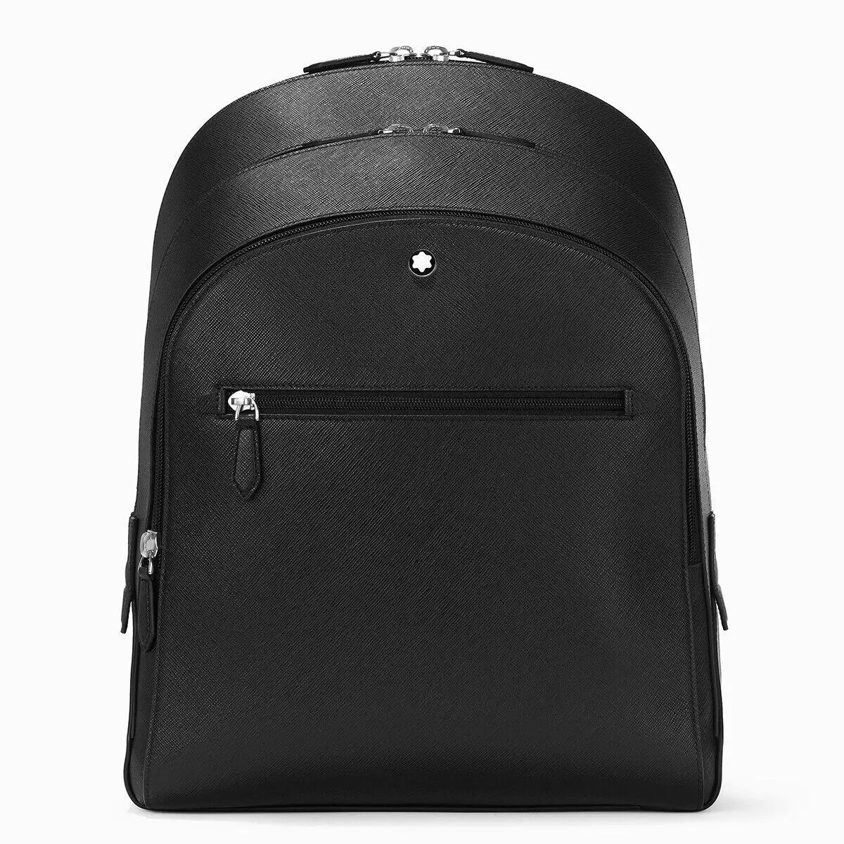 Montblanc Sartorial Black Leather Medium 3 Compartment Backpack 130275
