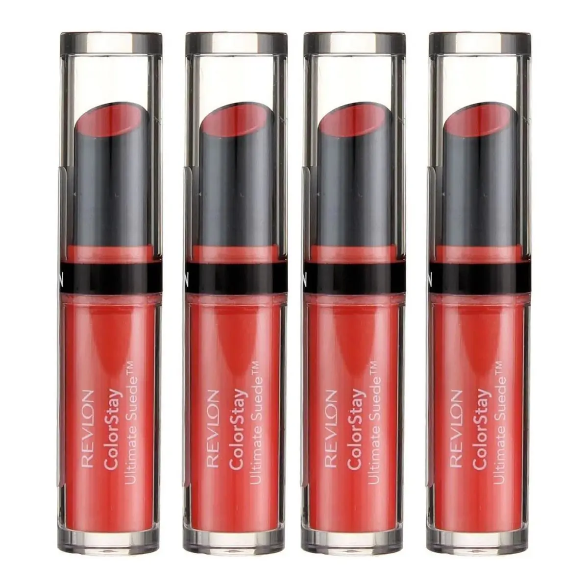Revlon Colorstay Ultimate Suede Lipstick Cruise Collection 075 4 Pack