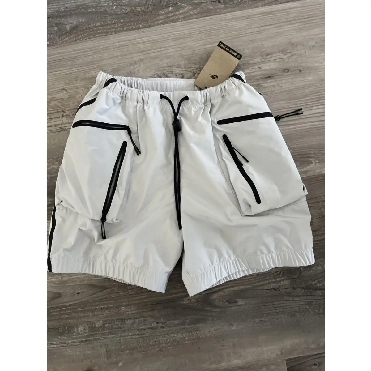 Nike Men’s Sz M Tech Super Lightweight Shorts Summit White HJ2946-121