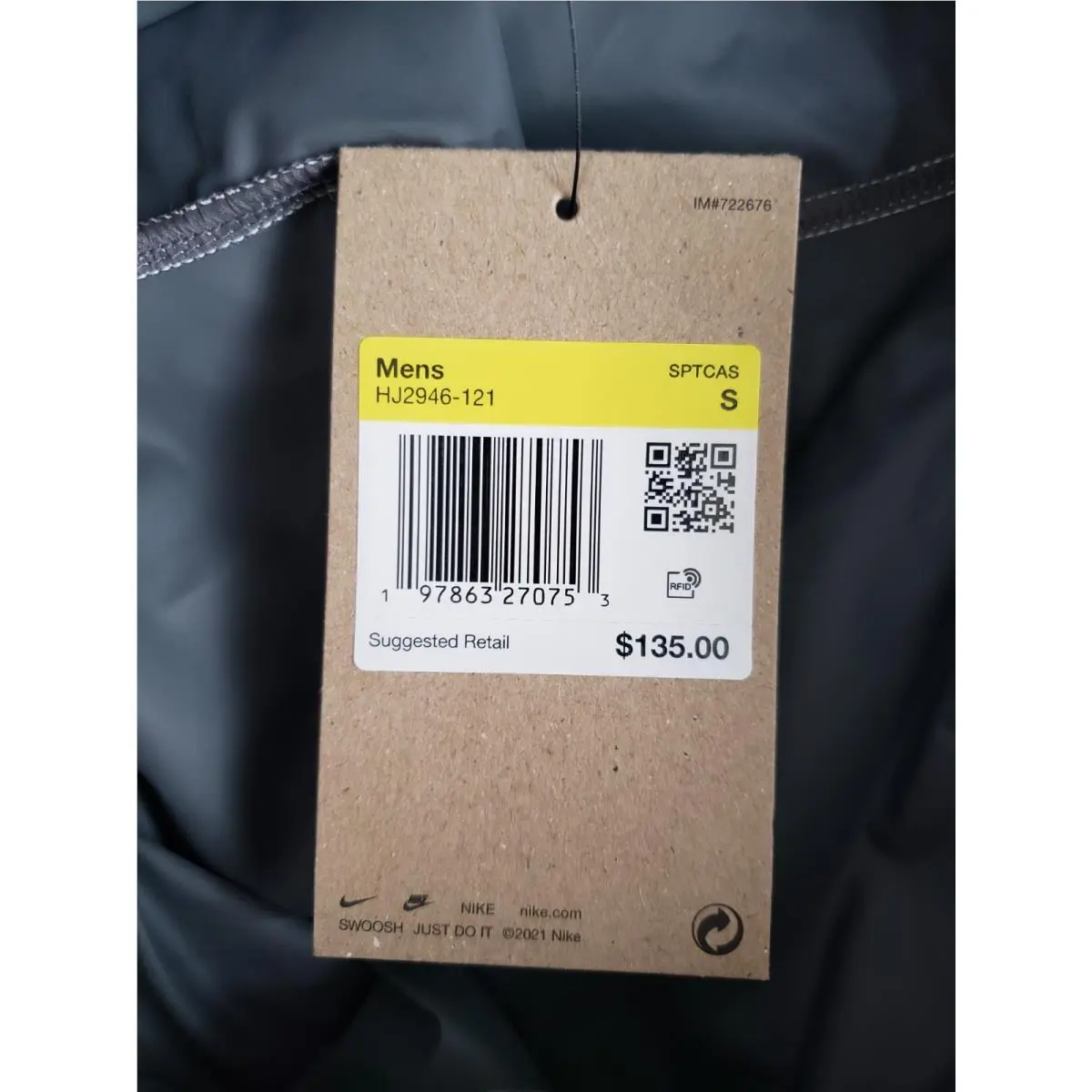 Nike clothing - HJ2946121 - HJ2946121 - Summit White/Black (UPC: 197863270753) 5