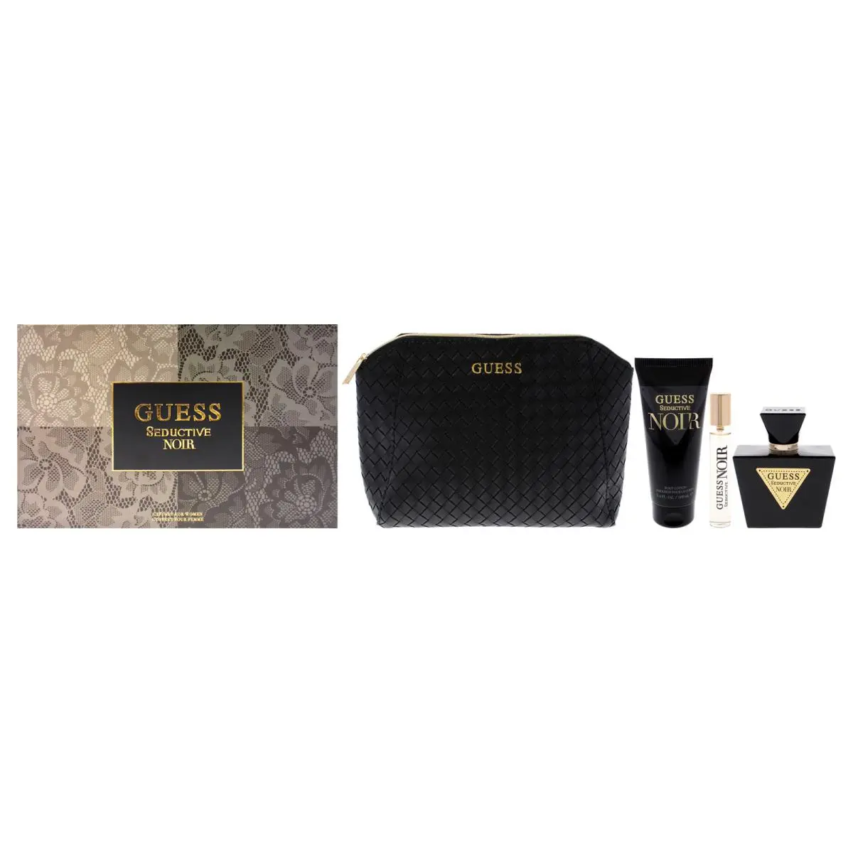 2 Pack  Seductive Noir  For Women - 4 Pc Gift Set by Guess