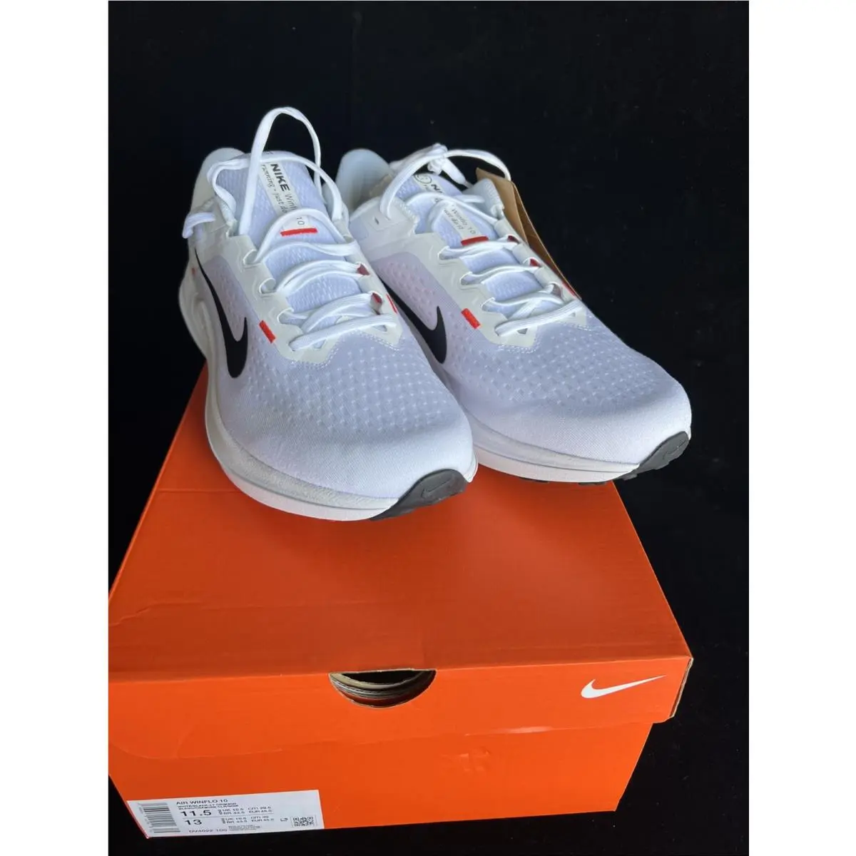 Nike Air Winflo 10 Mens Running Shoes Size 11 White DV4022-100