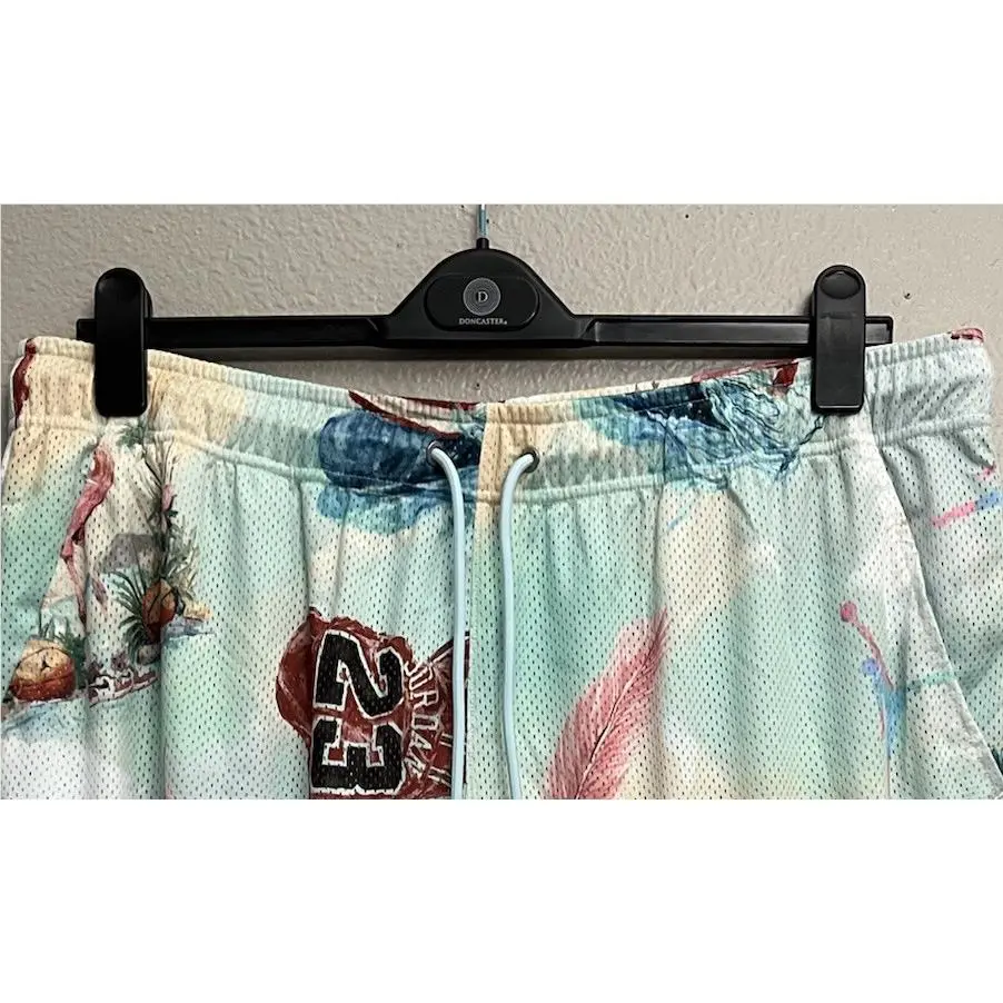Nike clothing - Nike Jordan Essentials Printed Mesh Shorts - IB3012-133 - Sail (UPC: 197864006351) 0