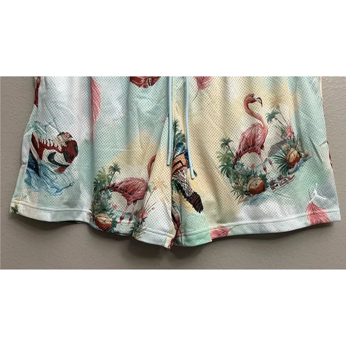 Nike clothing - Nike Jordan Essentials Printed Mesh Shorts - IB3012-133 - Sail (UPC: 197864006351) 1