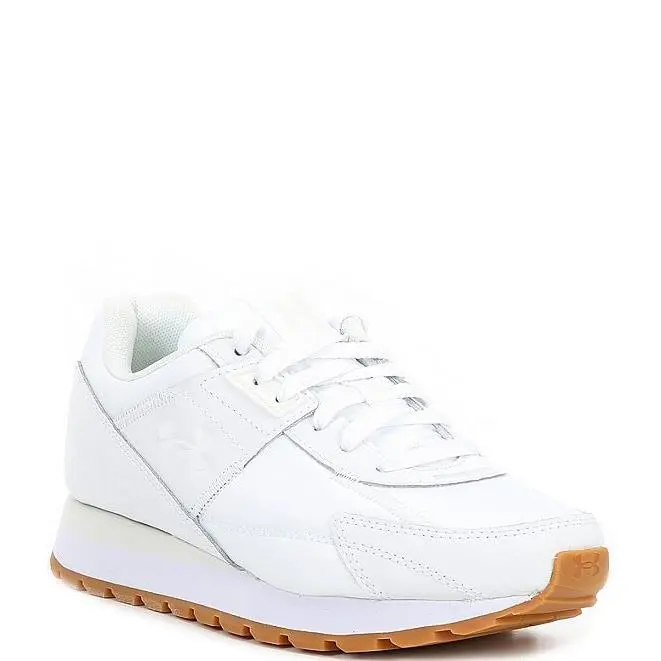 Under Armour Women`s UA Essential Runner Sneakers White/white Quartz/white Quart - WHITE-WHITE QUARTZ-WHITE QUARTZ