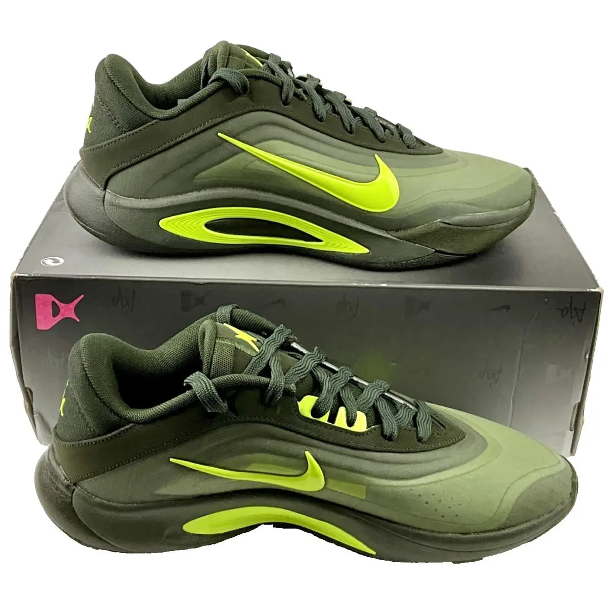 Nike shoes - Nike A`One - FZ8605-301 - SEQUOIA/VOLT-CARGO KHAKI 0