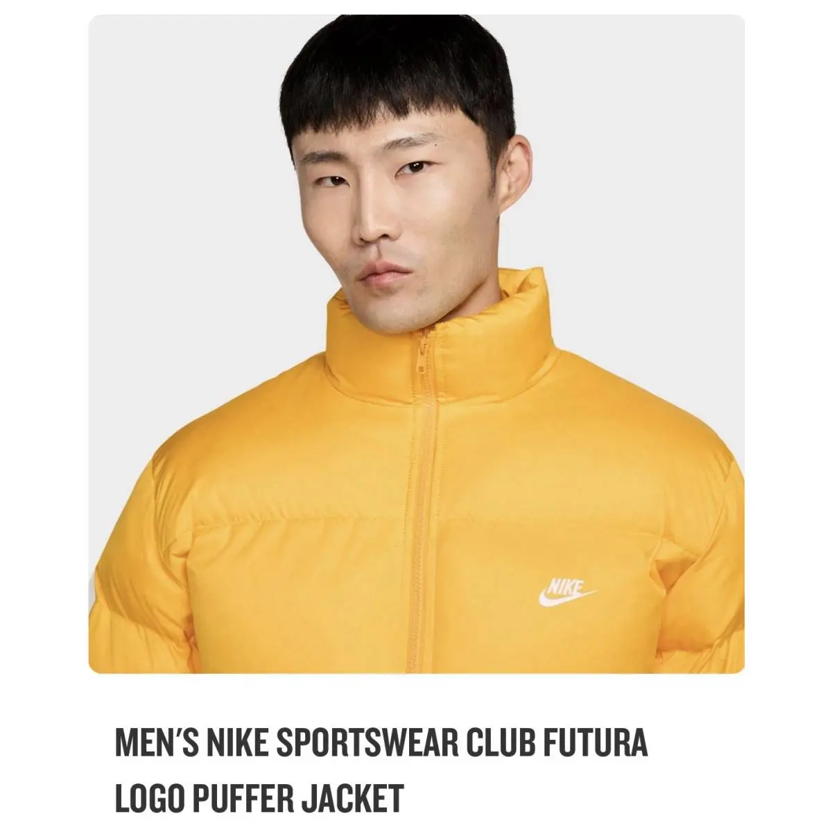 Nike clothing - Nike Sportswear Club Men`s Puffer Jacket - FB7368-739 - University Gold 0