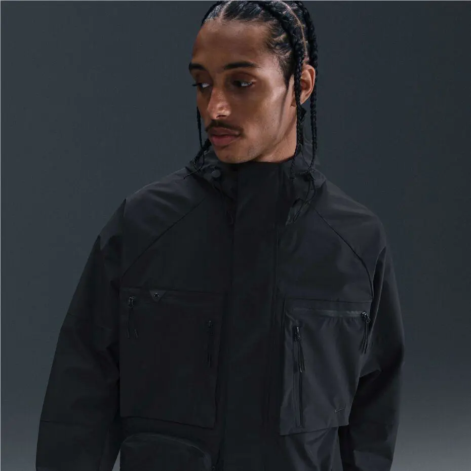 Nike clothing - Nike Storm-FIT ADV Full-Zip Waterproof Golf Jacket - HJ2944-010 - Black (UPC: 0197863334202) 0