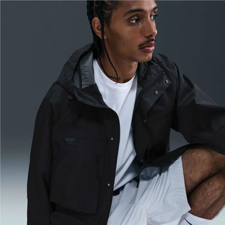 Nike clothing - Nike Storm-FIT ADV Full-Zip Waterproof Golf Jacket - HJ2944-010 - Black (UPC: 0197863334202) 2
