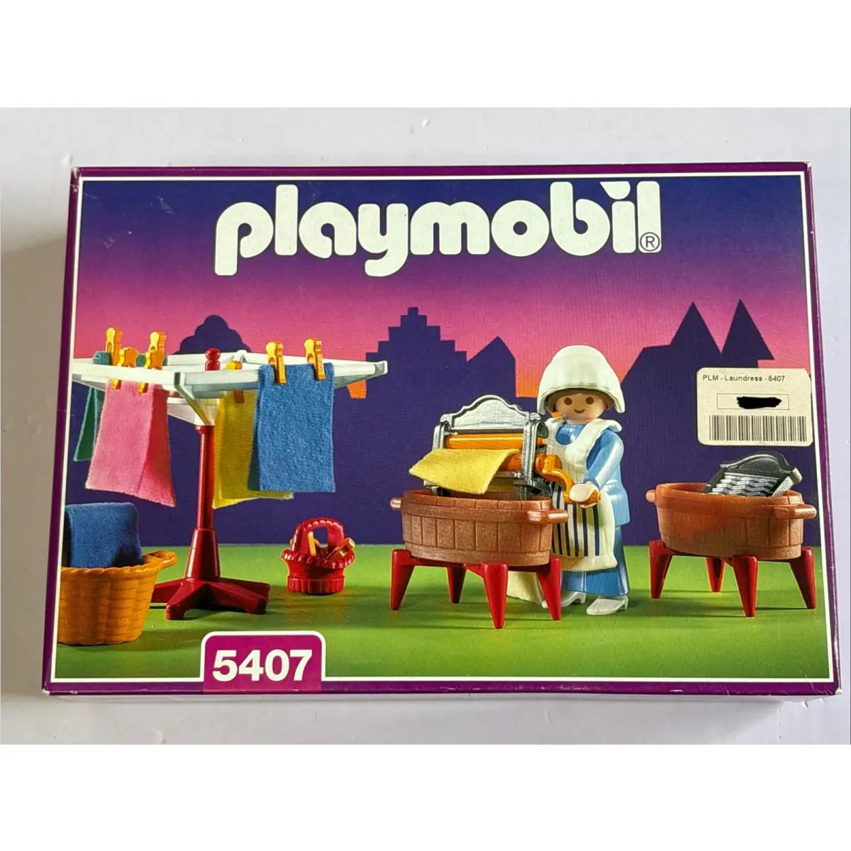 Vintage 1999 Playmobil Set 5407 Victorian Laundry Room Set