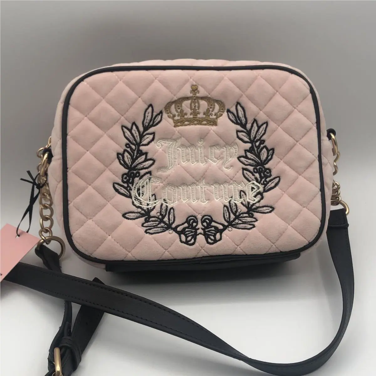 Juicy Couture Royal Couture Crossbody Juicy Pink Clay Chocolate Y2K Style