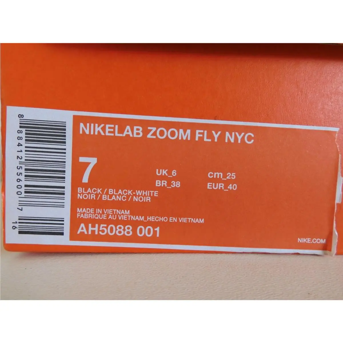 Nike shoes - Nike Zoom Fly - Zoom Fly - Black (UPC: 888412556007) 6