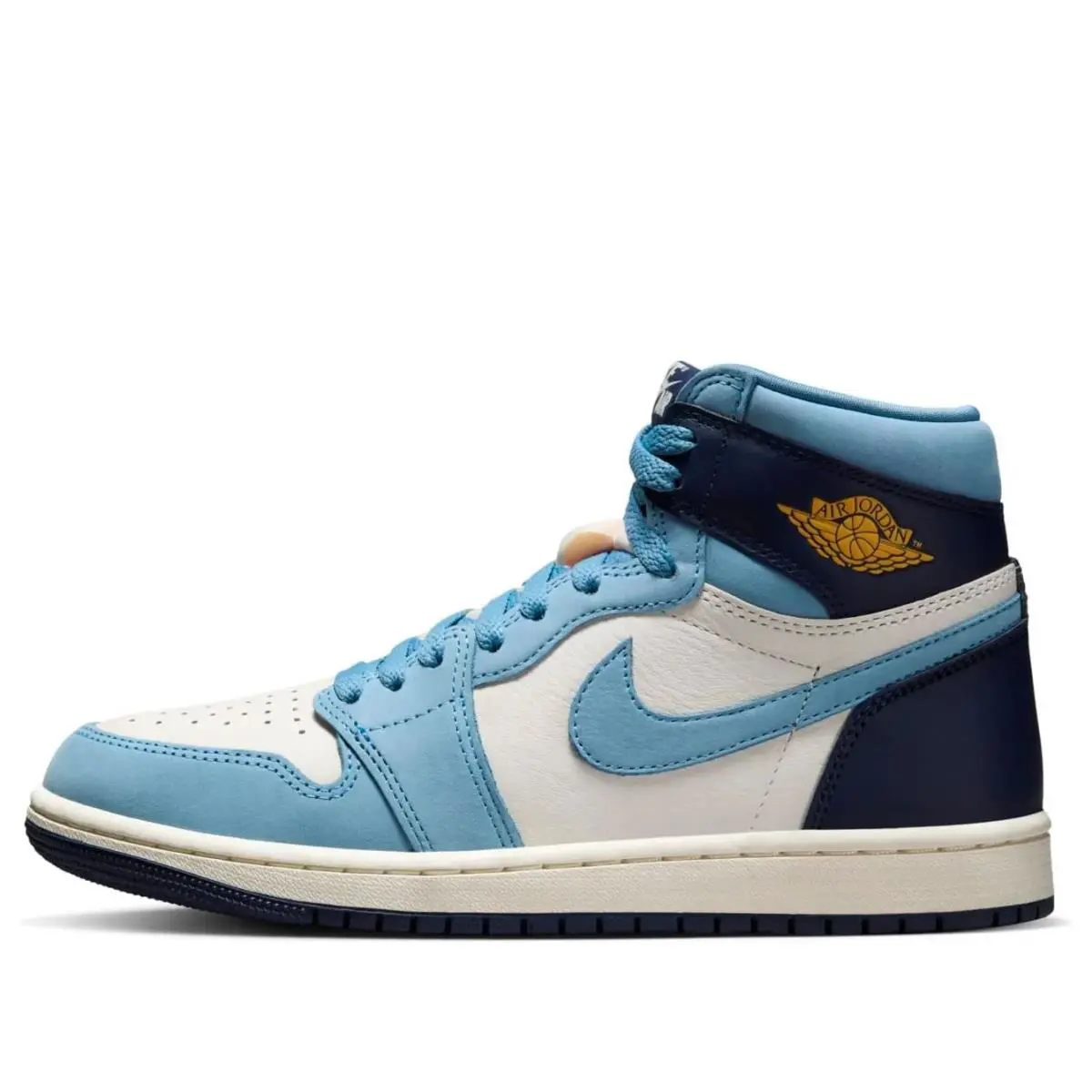 Nike Air Jordan 1 Retro High `first in Flight` Blue FD2596-400 Women`s Size 10 - Blue